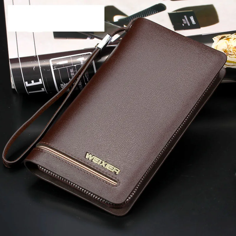 Faux Leather Large Capacity Wallet with Zipper Closure – Gallery of Trends