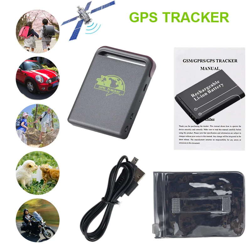 GPS-трекер TK102B Tk102 10 шт. компактный GSM GPRS автомобильный локатор слежения с вилкой