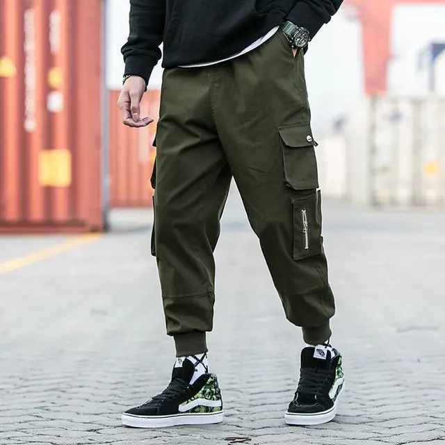 Men Cargo Pants Multi-Pocket Casua L& Tide Green M Cargo Pants Men, Pants  Outfit Men, Streetwear Men Outfits | Cargo Pants Men Joggers Streetwear  Harem Pants Fashion Casual Hip Hop Oversize Male