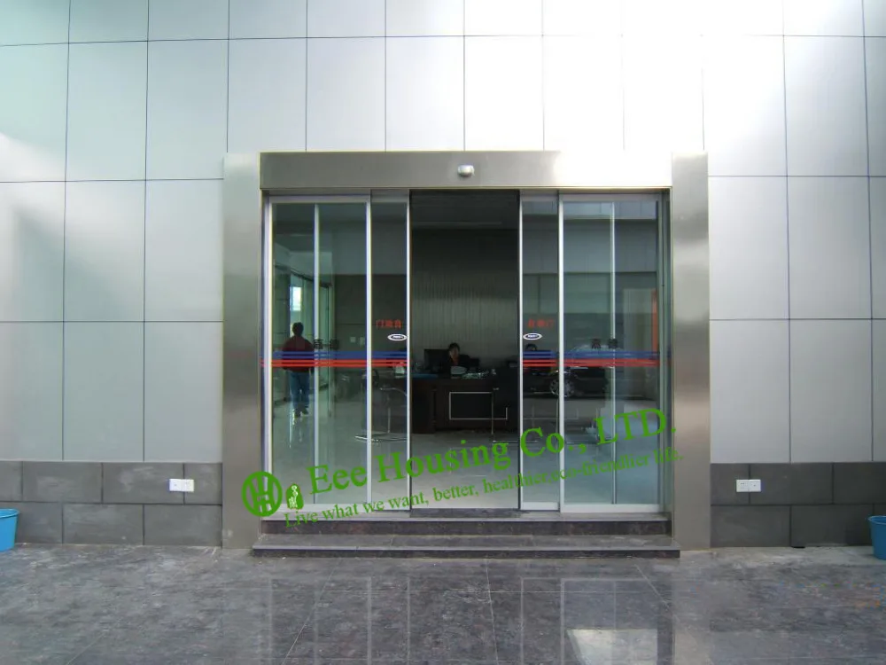 Us 3500 0 Commercial Automatic Sliding Door For Office Automatic Sliding Glass Door With 12mm Glass Automatic Sliding Sensor Door In Doors From Home