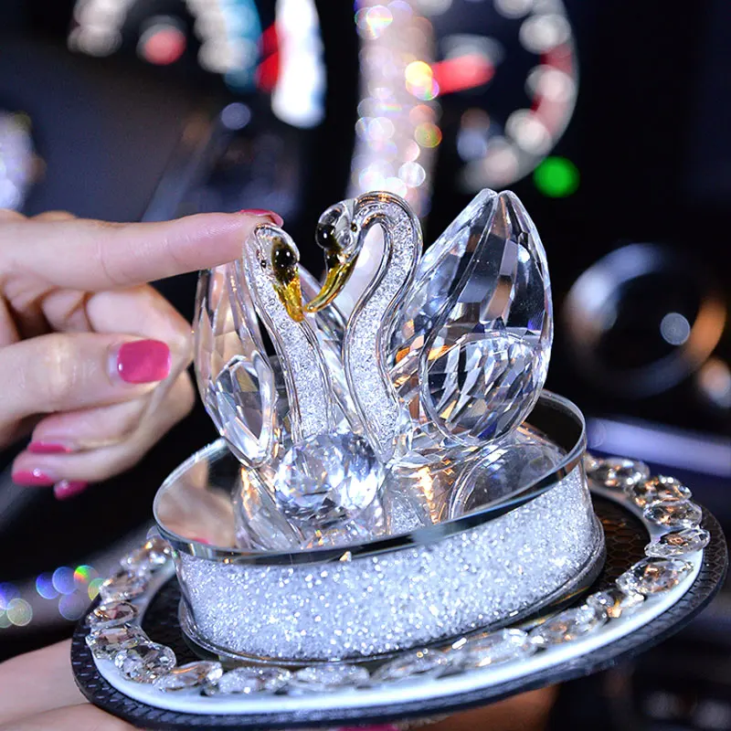 Steering Wheel Covers Women Girls Car Ashtray Tissue Box Rhinestone Car  Accessories Rhinestone Crystal Ornament Car - AliExpress