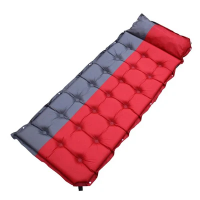 HZYEYO 21 точка одного человека Открытый Палатка Автоматический надувной коврик толщиной 5 см может соединяться друг с другом есть много цветов - Цвет: Красный