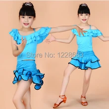 Новинка скидки неравный Desigual Вальс платье для танцев Танго одежда/Костюмы для бальных танцев платье для танцев Обувь для девочек