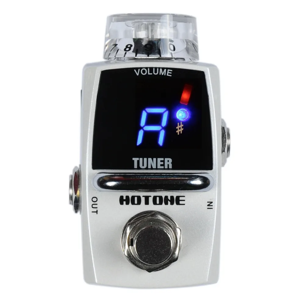 Hotone Electric Guitar Pedal Tuner Chromatic Stomp Box