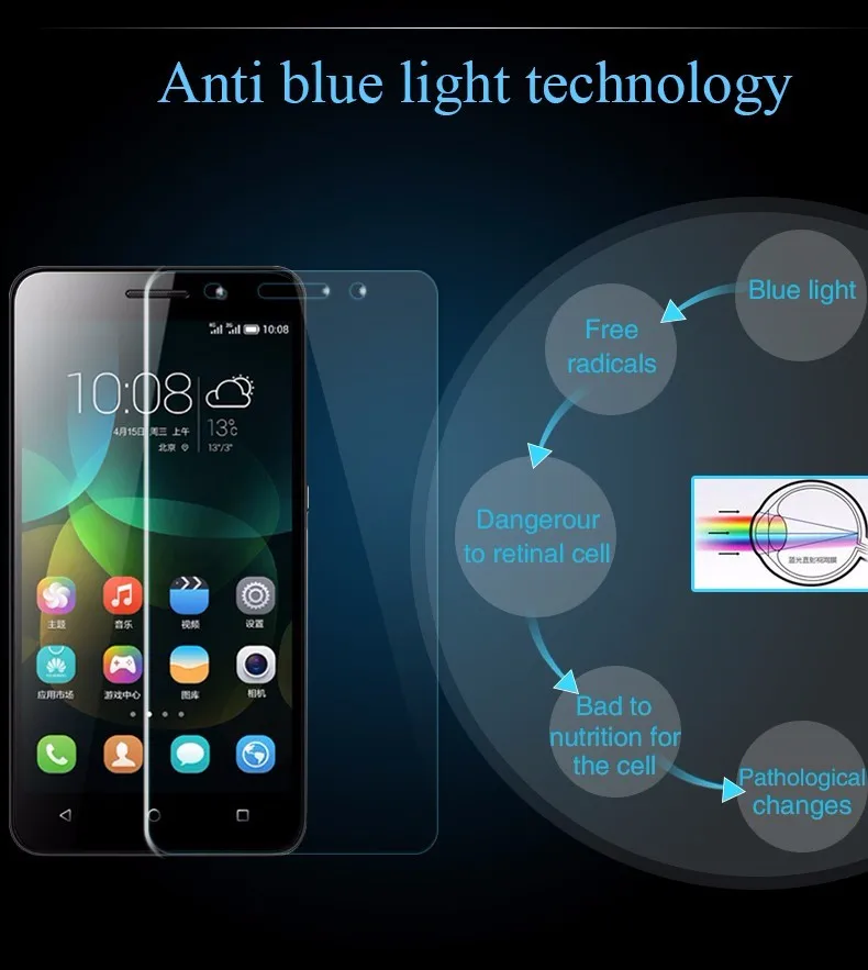 С уровнем твердости 9H закаленное Стекло Экран протектор чехол для huawei GR5 GR3 GT3 Y3 II Y5 II Y6 Pro P6 P7 P8 P9 Lite Honor 4C Pro 5C 5X8 7 пленка