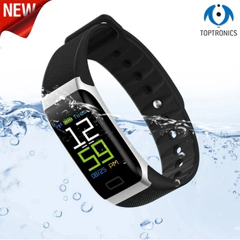 

Smart Bracelet IP 67 Waterproof Watch 0.96inch Color Touch Screen Bluetooth4.0 Bracelets Heart Rate Monitor For Sports MAN WOMEN