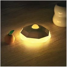 Ночник светодиодный ночник с бриллиантами PIR Интеллектуальный индукционный настенный светильник для человеческого тела шкаф для прихожей тропинка лестница