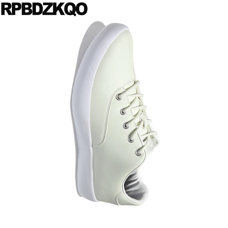 Luxe Chaussures Nouveau Confort De Blanc Haute Mâle En Taille Formateurs Creepers Discoloration Plus La Décontractée Skate Designer Hommes Cuir Sneakers Qualité 2018 UVzMpqS