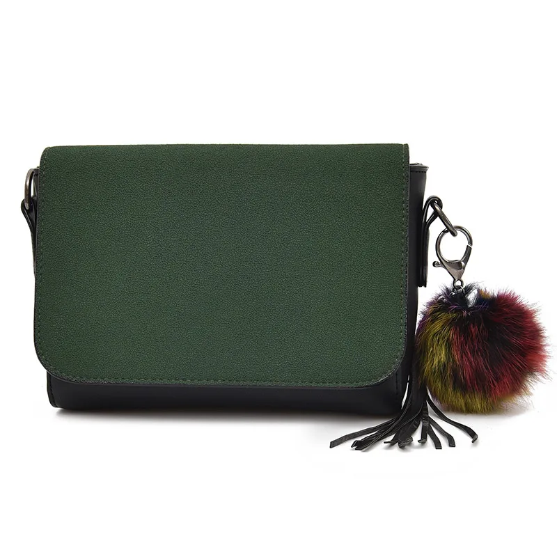Прямая поставка Для женщин сумка PU кожа Сумка Карамельный цвет Flap Crossbody Bag с