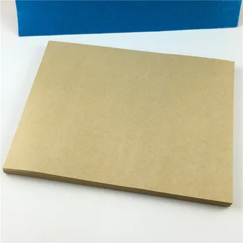 

24Pcs/Lot Large Brown Kraft A4 Paper Stickers Labels Blank DIY Stickers Sealing For Jewelry Box Classification Tags Wholesale