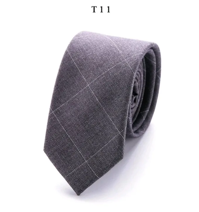 Бренд cityraider Gravata, галстук, Одноцветный, тонкий, мужской свадебный галстук, мужские хлопковые галстуки, узкие галстуки для мужчин, коричневый галстук LD088 - Цвет: A089-T011