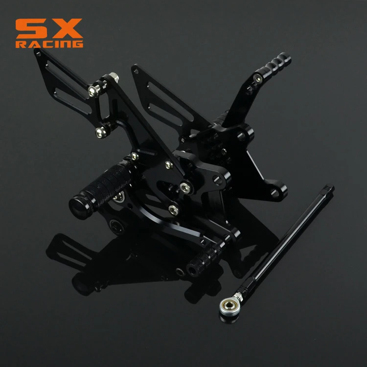 

Motorcycle Aluminum adjustable Billet Foot Pegs Foot Pedals Rest For KAWASAKI ZX-10R ZX10R ZX 10R 2006-2010 06 07 08 09 10