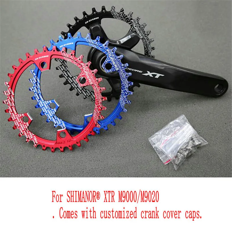 

1pc Fouriers bike bicycle Round NEW Chainrings for shimano X T R M9000/M9020 11 Speed Crank B.C.D 104mm