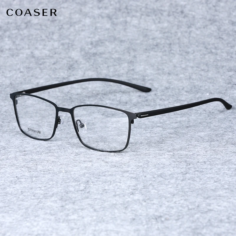 

New Big Model men Glasses Transparent Spectacle men Ultraligh TR90 Metal myopia glasses frame Optical Prescription Eyeglasses