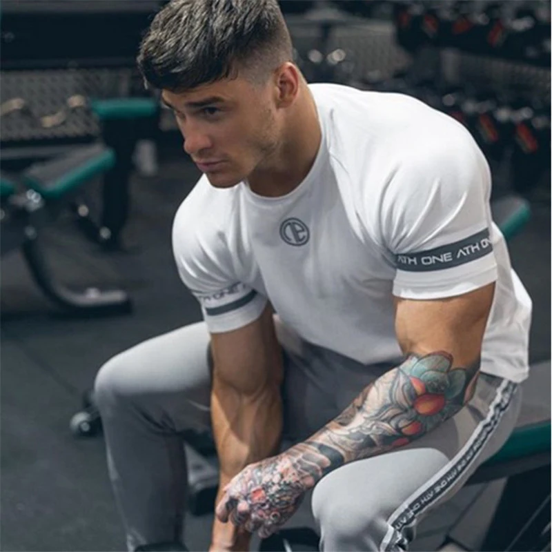 T-Shirt Homme Gyms T shirt Men-2