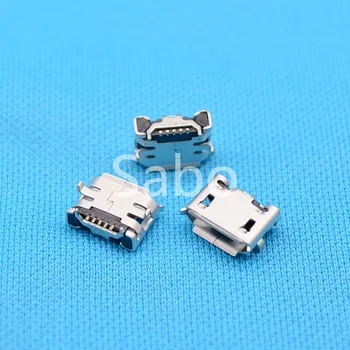 

10pcs Micro USB Connector Jack Female Type 5Pin SMT for phones Tail Charging socket PCB Board