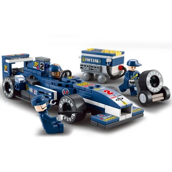 

Car Model M38-b0351 F1 Racing Car Building Block Set 3d Construction Diy Brick Toys Enlighten Toy For Children
