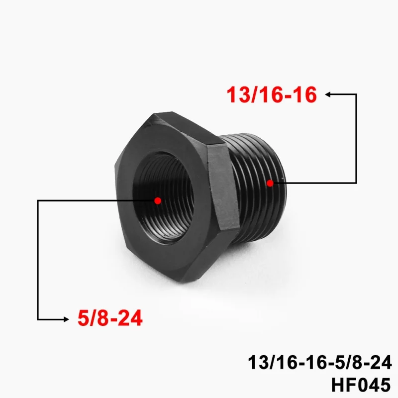 1 шт. автомобильный масляной фильтр из алюминиевого сплава с резьбой адаптер 1/2-28 или 5/8-24 до 3/4-16 13/16-16 3/4 NPT