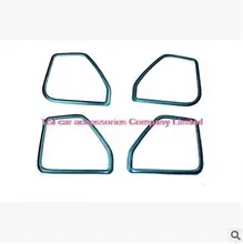 Front and rear interior door car audio circles stickers decorative stickers modification for PORSCHE Macan S turbo car-styling