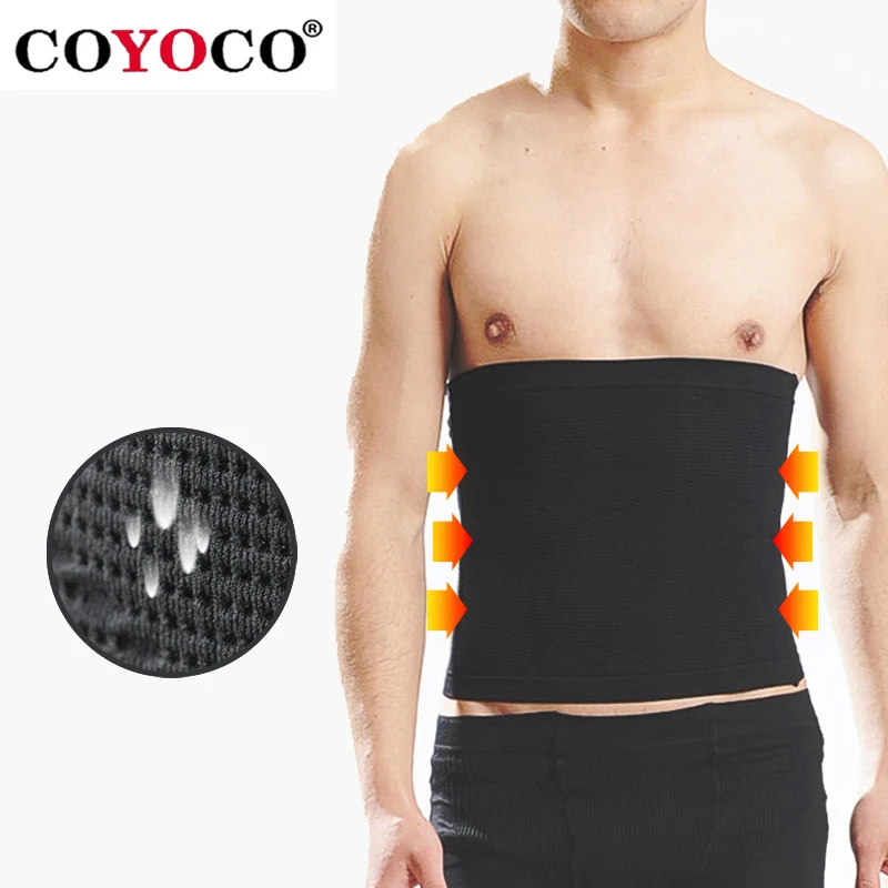 COYOCO Abdominal Lumbar Waist Slimmer Support Brace Breathable Slimming Belt Tummy Trimmer Body Shaper Sport Waist Support