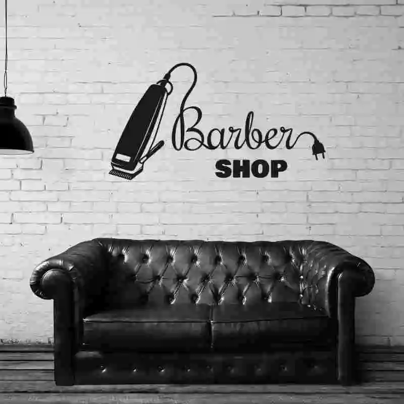 Наклейка для парикмахерской переводная картинка хлеба на заказ виниловая
