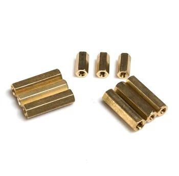 

20pcs M4 double-pass hex copper column isolation column 6mm-60mm length