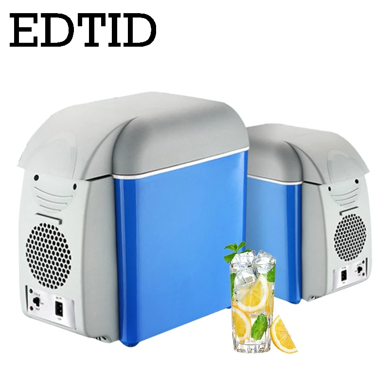 EDTID Mini Car Refrigerator Travel Vehicle Home Refrigerator Truck 7.5L