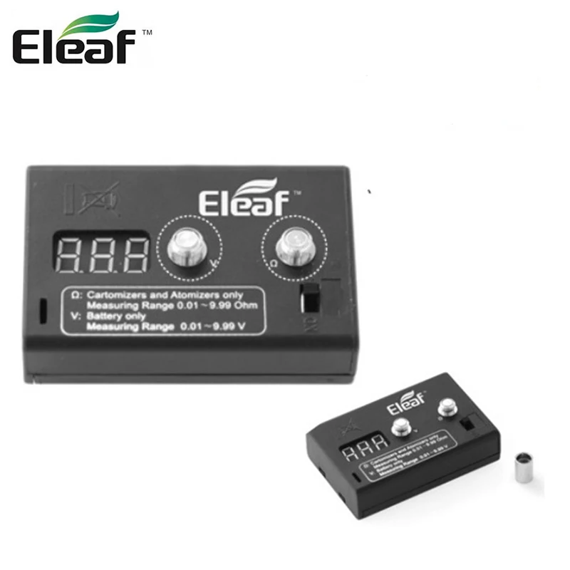 100 Original Eleaf Digital Ohm Meter VoltMeter ohm Reader Atomizer