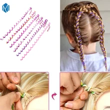 М мизм, уникальный дизайн, женские цветные щипцы для завивки волос, пять бусин, модные DIY Инструменты для укладки, высокоэластичные аксессуары для волос