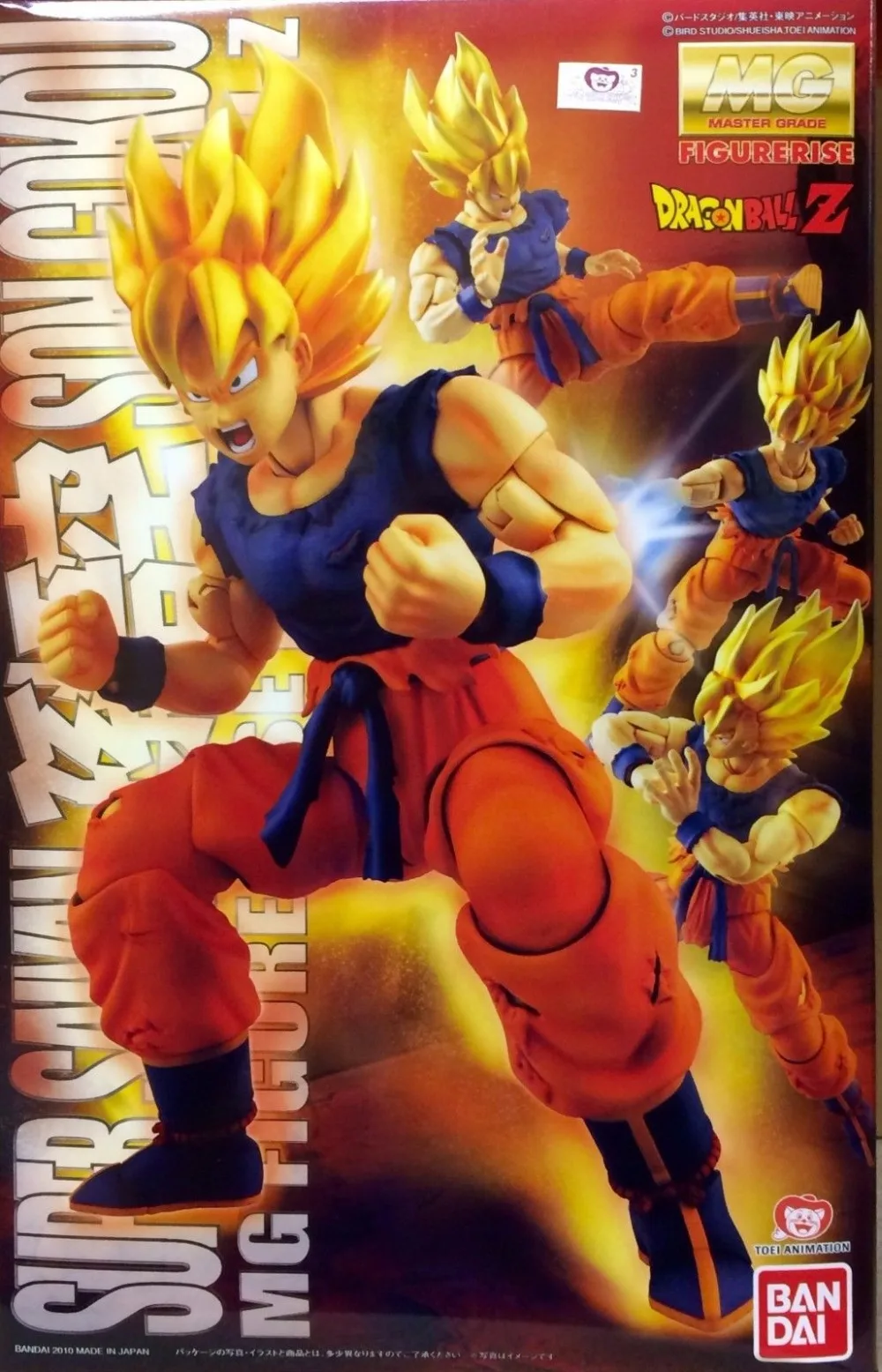 Японии аниме "Dragon Ball Z Кай" Оригинальный Bandai MG рисунок-талии сборки фигурку-Супер Саян Сын гоку Пластик модель