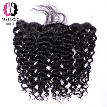 

Mstoxic Brazilian Water Wave Frontal Closure 13x4 Ear To Ear Lace Frontal Closure Remy Human Hair Frontal Closure