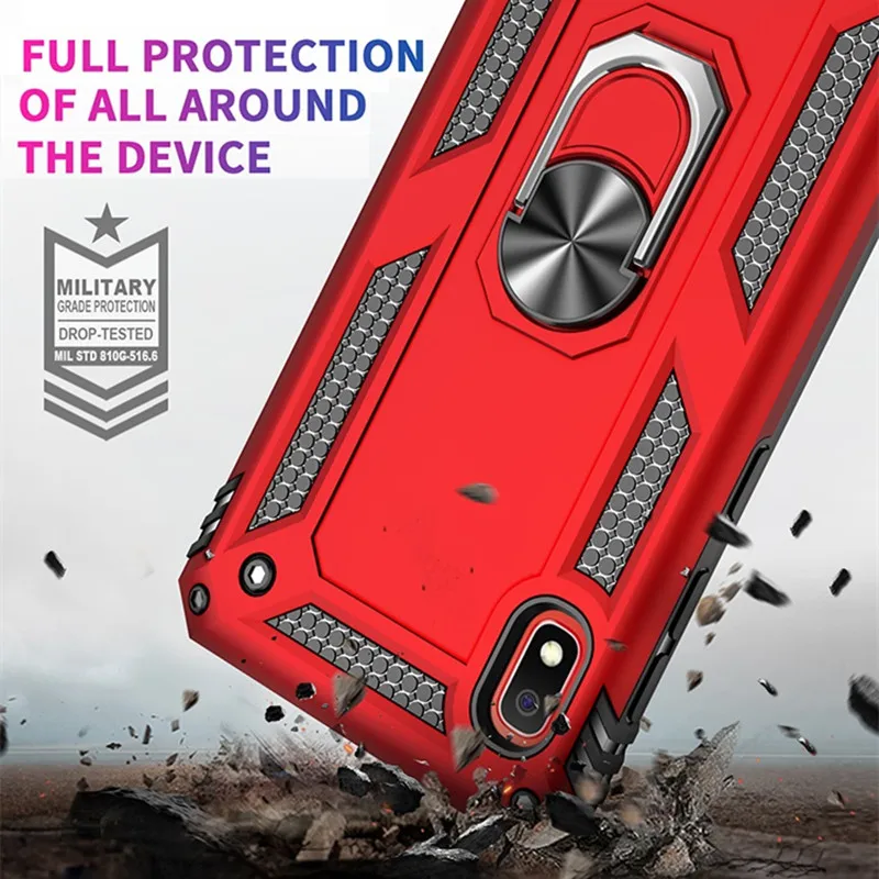 Противоударный чехол с подставкой для Samsung Galaxy A10 A20 A30 A40 A50 A60 A70 A80 A90 мягкий кольцом
