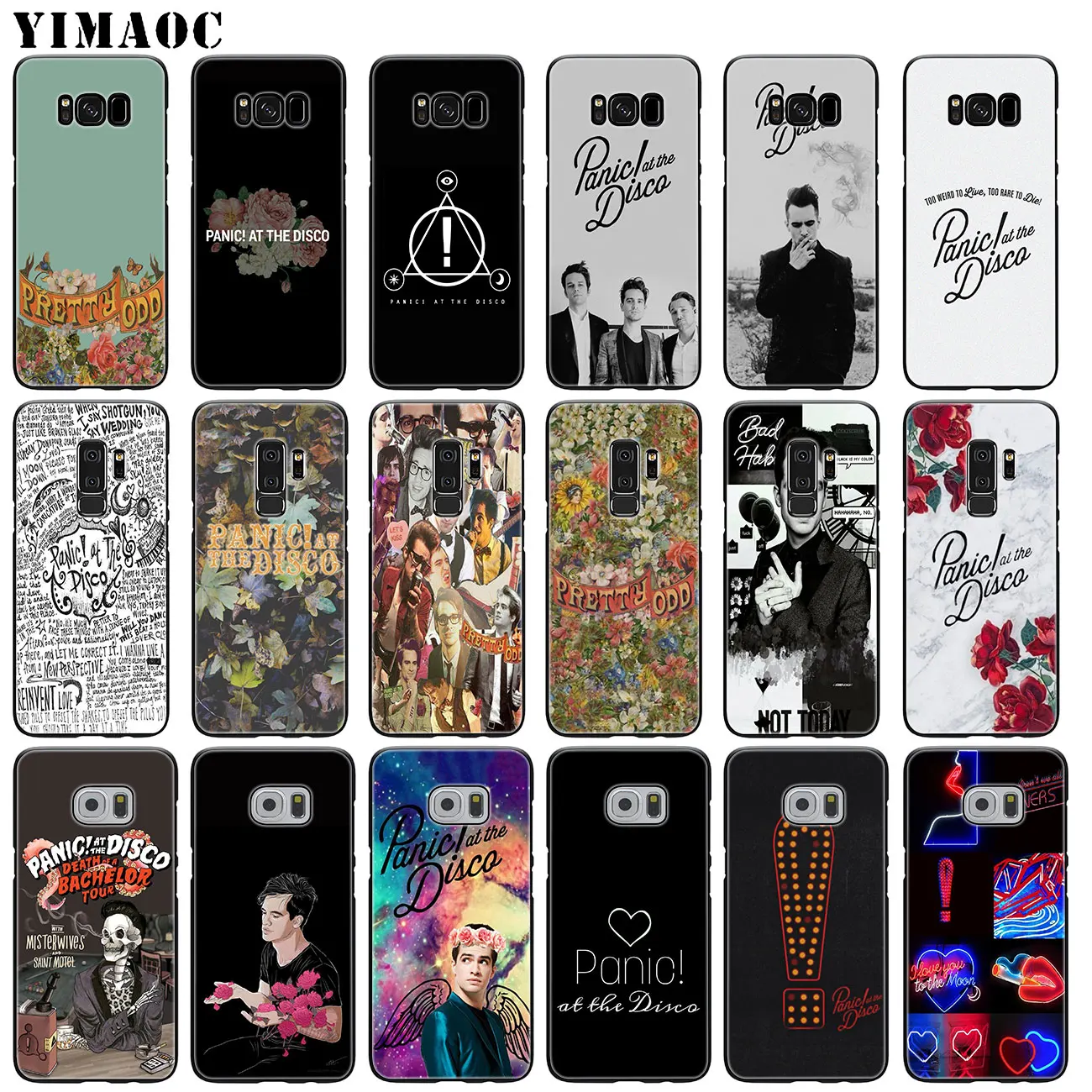 YIMAOC Panic! Мягкий силиконовый чехол At The Disco для Samsung Galaxy S20 Ultra S10 Lite S9 S8 Plus S7 Edge S10e