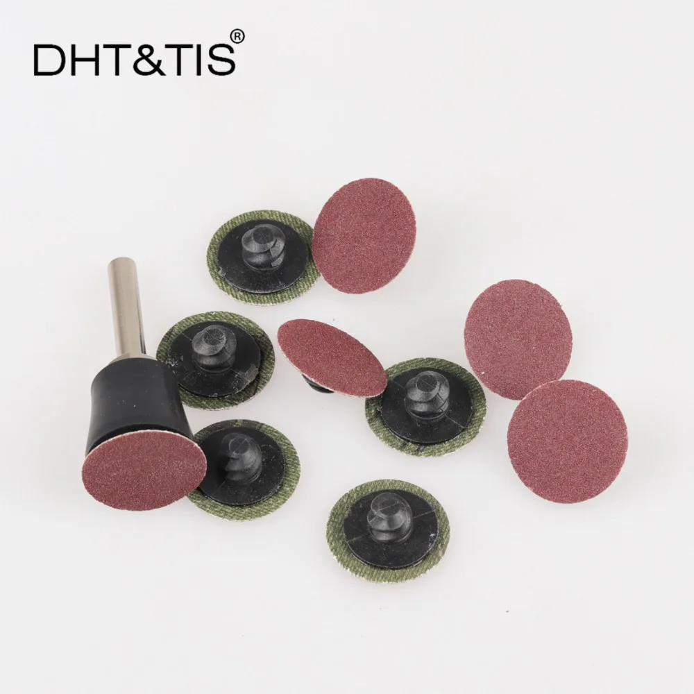 DHT &amp TIS 100 шт. + 1 держатель &quotшлифовальный диск шлифовальная ткань быстрая замена