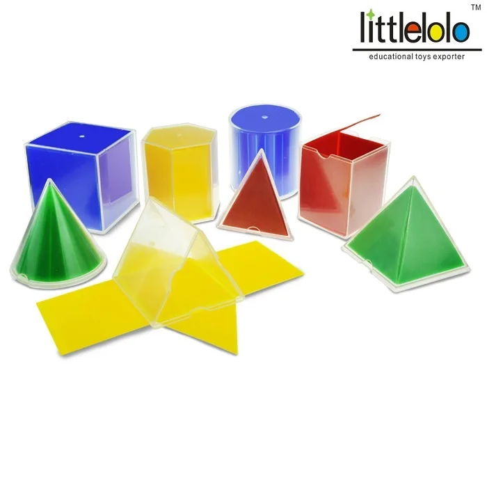 

Kids Toy Educational Math Toy Montessori Geometric Solid Learning Aid Toy of Decomposition Geometry Structure Math Tool