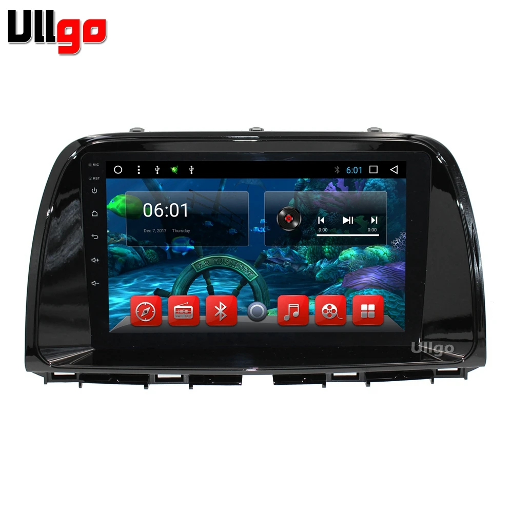 Flash Deal 9 inch Octa Core 1024x600 Android 8.1 Car DVD GPS for Mazda CX-5 2013 2014 Autoradio GPS with BT Radio RDS Wifi Mirror-Link 0