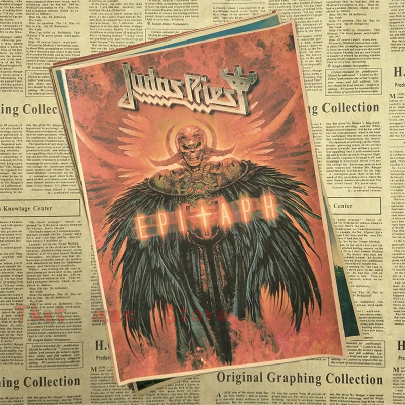 Judas Priest винтажный постер крафт ретро рок старый постер пост Панк Группа живопись Ретро плакат 42*30 см