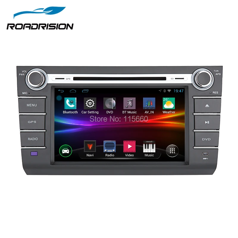 

RoadRision Android 6.0 Car DVD Player for Suzuki Swift 2004-2010 GPS Navigation Radio BT USB Stereo 3G WIFI Auto Stereo Headunit