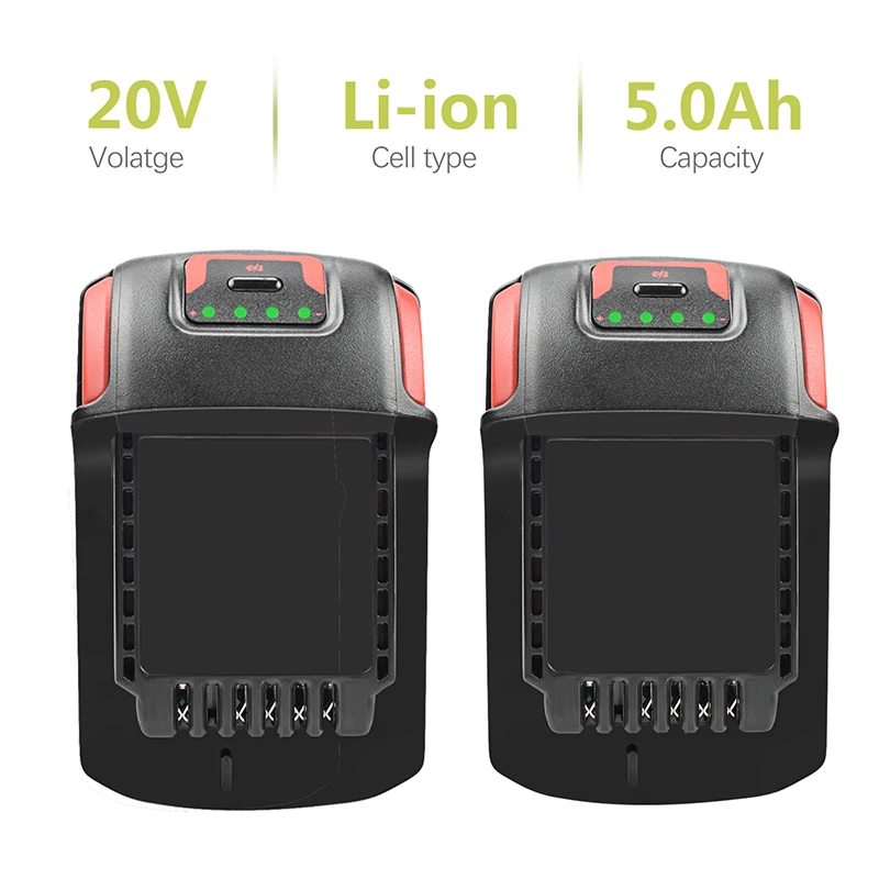 Bonacell 2 шт для BL2022 BL IQV20 5000mAh батареи li-ion 20V 5.0A Ingersoll-Rand для всех IR IQV 20V инструментов