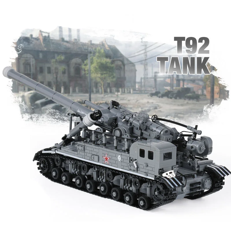Xingbao 06004/05/01/07 Военная серия T92 Tank SA 3 ракета 8U218 строительные блоки кирпичи игрушки