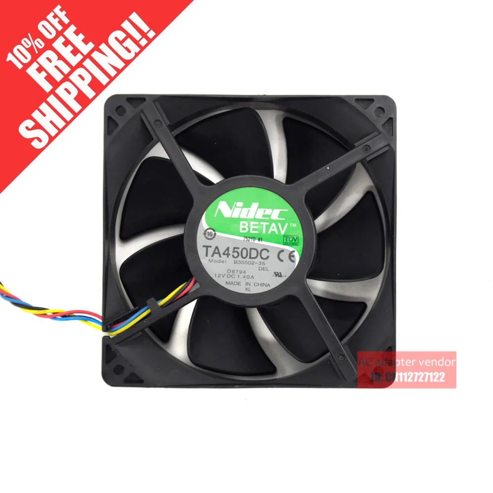 NIDEC TA450DC B35502-35 (12 см) 1.40A 12 см вентилятор охлаждения | Компьютеры и офис