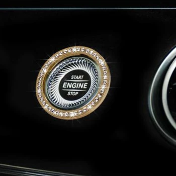

Diamond Style Engine Start Button Dec Cover Trim For Benz E Class W213 2017