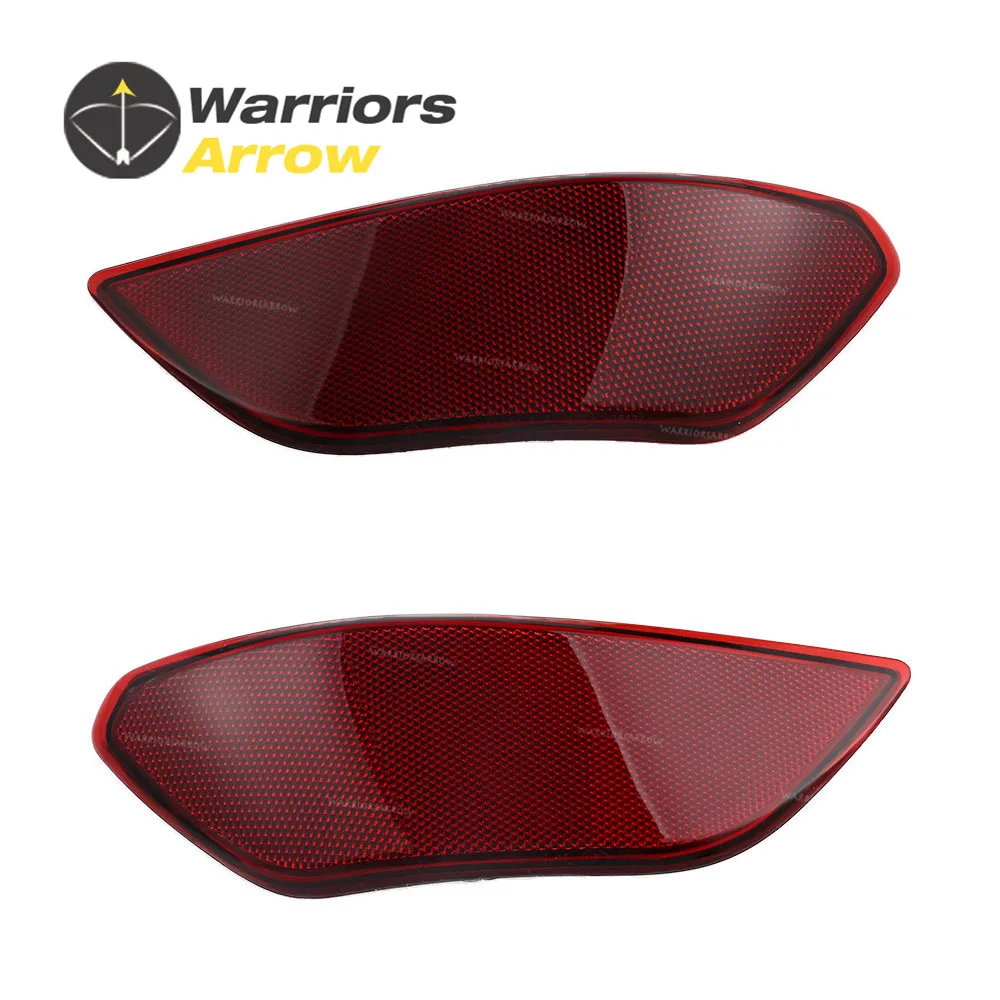 

95863110500 95863110600 For Porsche Cayenne 2011 2012 2013 2014 Pair Left + Right Rear Bumper Trim Reflector Red