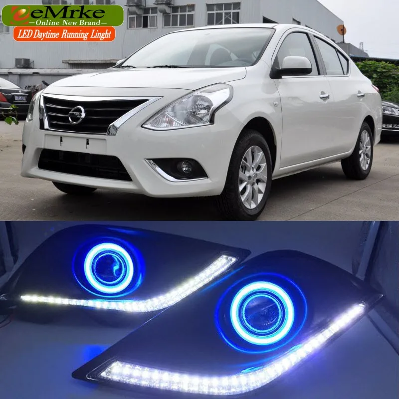 Eemrke Led Daytime Running Lights For Nissan Versa Sunny 2014 2016