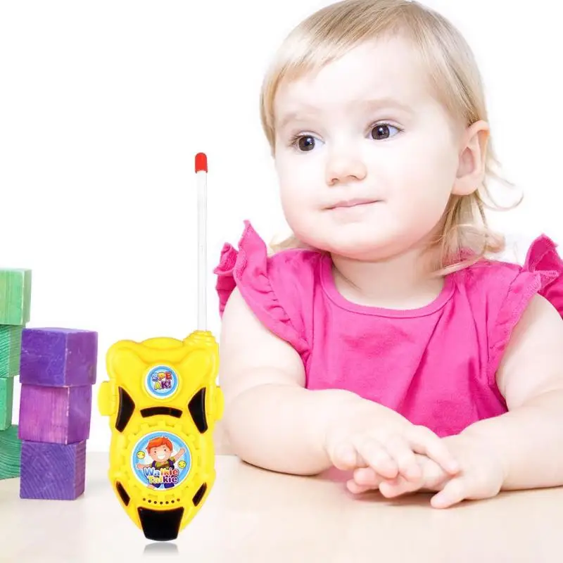 2 шт. Детские Портативные игрушки рации интерактивные мини портативные игрушки