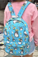 Cute Totoro Lovely Canvas Both Shoulders Package Children Backpacks For School Teenagers Boys Bags Rucksacks For Girls