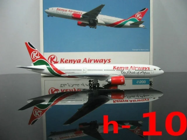 

1:500 Kenya Airways Boeing 777-200 5Y-KQT Aircraft Model