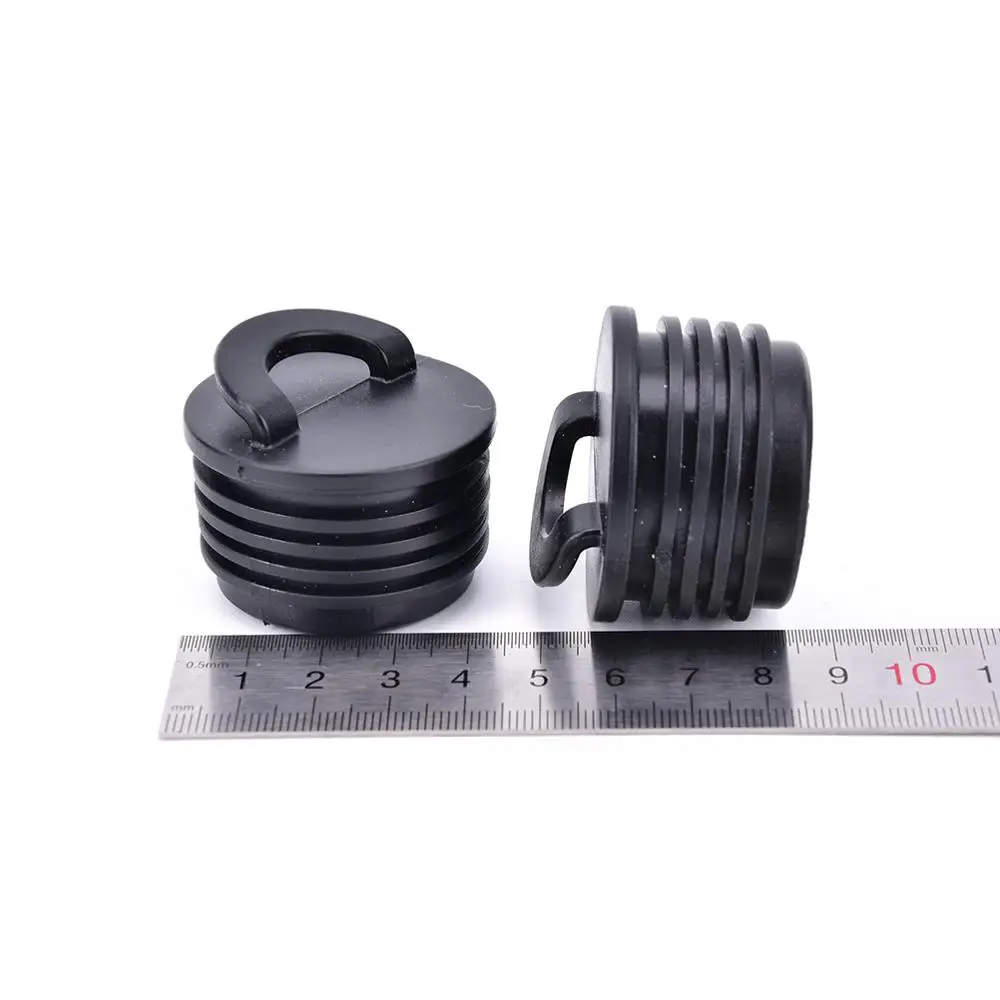 Jetting 4Pcs Black REPLACED Rubber Kayak Marine Boat Scupper Stopper