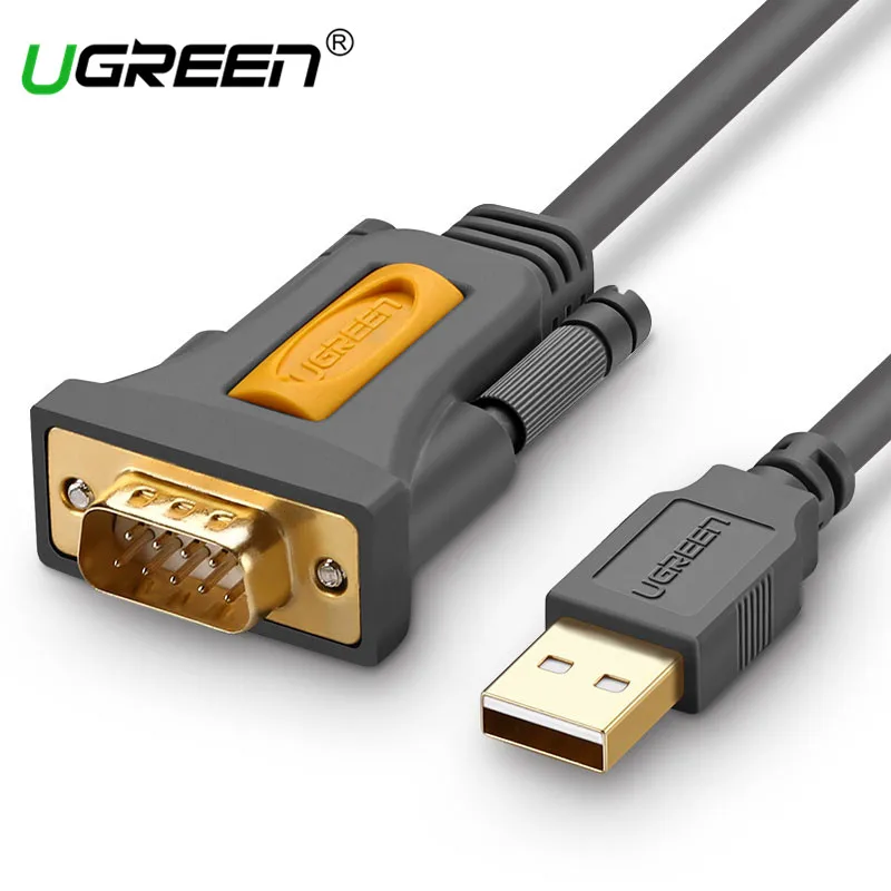 Ugreen USB to RS232 COM Port Serial PDA 9 DB9 Pin Cable Adapter ...