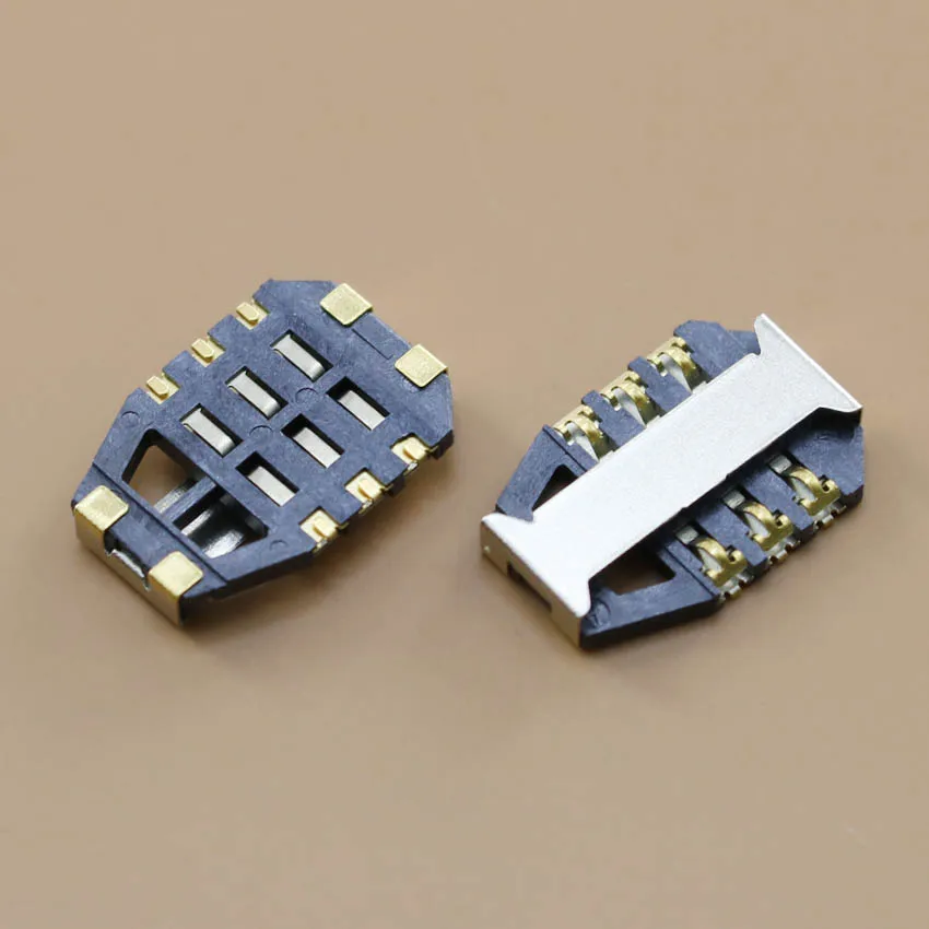 Юйси Лучшая цена 6PIN sim card reader Держатель Разъем для Xiaomi 2A и lenovo A768T.|sim holder|sim holder